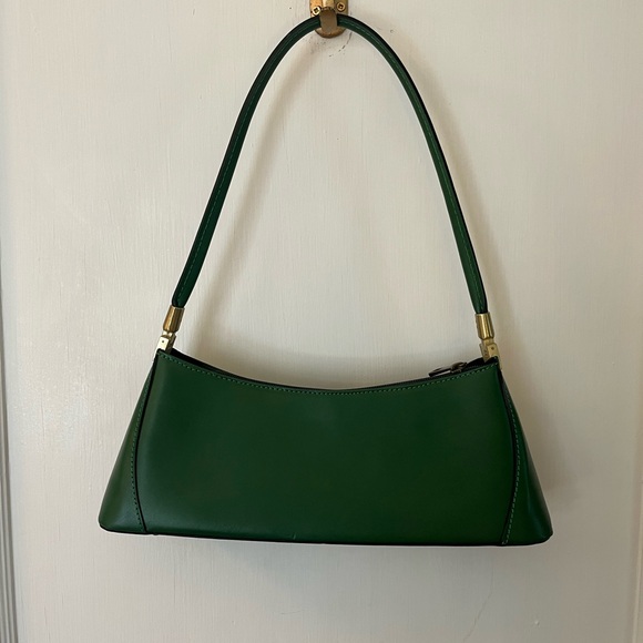 EUC | Vera Pelle Italian Green Leather Y2K Bag!! - Picture 5 of 9